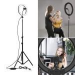 Селфи држач за сликање и шминкање со ламба - Image 4