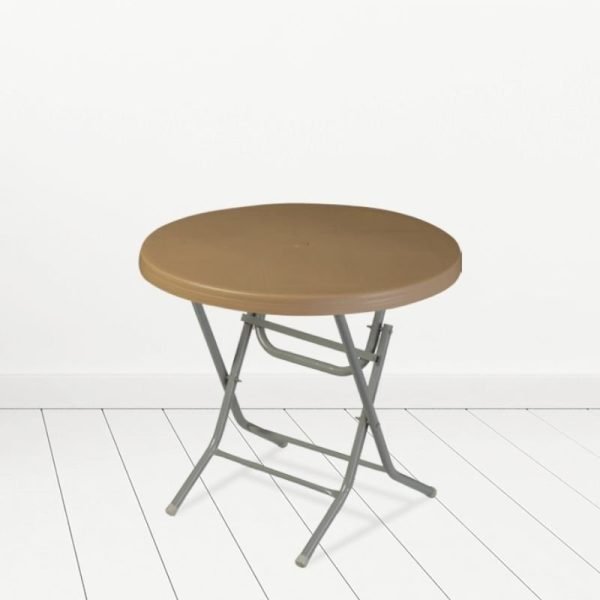 Пластична маса со метални ногарки на расклоп ∅80