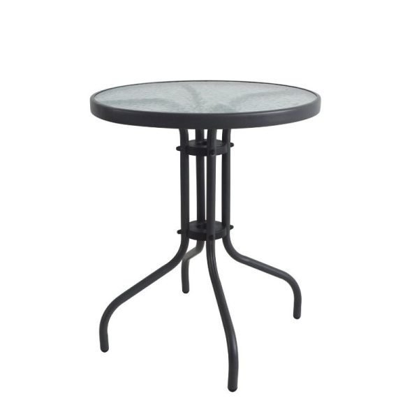 Маса со стакло Ф60