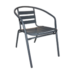 Метална столица – алуминиумска (Сива)