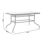 Метална_маса_VALOR_140x80cm_сива_01