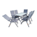 Сет маса 140х80 + 6 столици на расклоп HM1-7 - Image 2