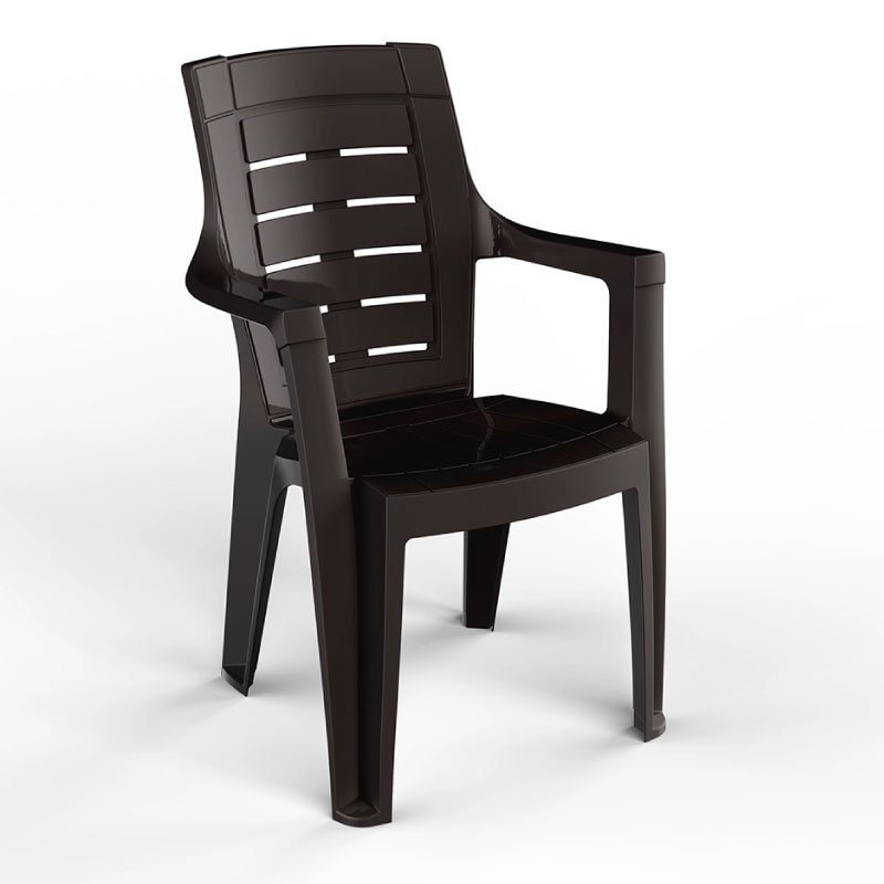 Пластична столица капучино