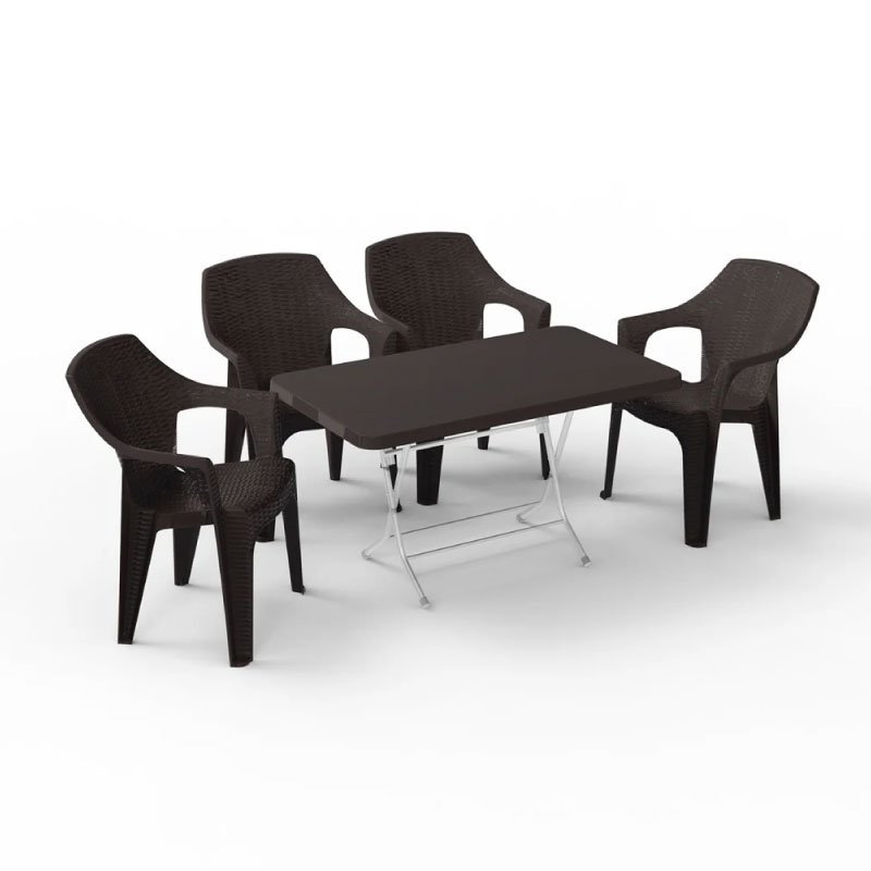 Сет маса + 4 столици