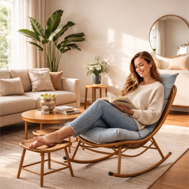 Фотелја со столче